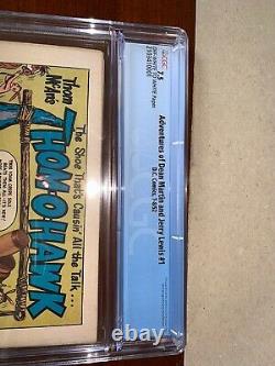 #1 Adventures of Dean Martin and Jerry Lewis Comic Book 1952 Graded 7.5
