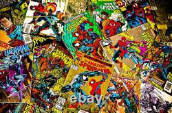 1 Box Lot Of 100 Comics Marvel Only No Duplication Free Shipping