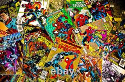 1 Box Lot Of 80 Comics Marvel Only No Duplication Free Priority Shipping