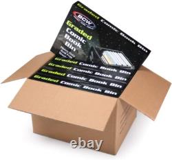 1 Case (5) BCW Black CGC Graded Slab Comic Book Box Acid Free Storage Tote Bin