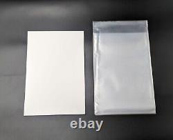 10-50-100-500 Silver Age Comic Book Protective Bags Boards Yellow Window Bags