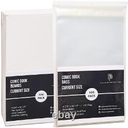 1000 Comic Book Bags & Boards for Current/Modern Premium Resealable Bags