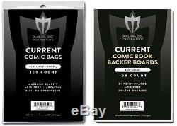 1000 Current Comic Bags and Boards Max Pro NEW Modern Archival Book Storage