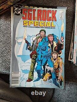 114 Vintage Piece Lot of Sgt. Rock Comic Books Numbers Listed In Description