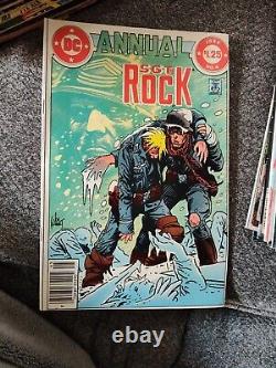 114 Vintage Piece Lot of Sgt. Rock Comic Books Numbers Listed In Description