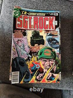 114 Vintage Piece Lot of Sgt. Rock Comic Books Numbers Listed In Description