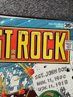 114 Vintage Piece Lot of Sgt. Rock Comic Books Numbers Listed In Description