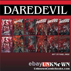 12 Pack Daredevil #1 #2 #3 #4 #5 #6 Unknown Comics Kael Ngu Exclusive Var 12/07