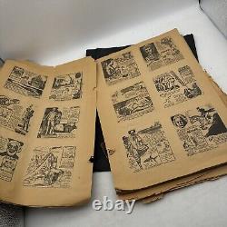 1250+ Lot Platinum & Golden Age Clipped Newspaper Comic Strip Scrapbook Superman