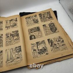 1250+ Lot Platinum & Golden Age Clipped Newspaper Comic Strip Scrapbook Superman