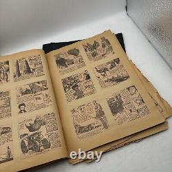 1250+ Lot Platinum & Golden Age Clipped Newspaper Comic Strip Scrapbook Superman