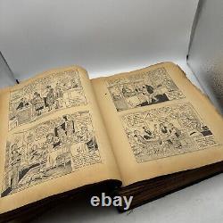 1250+ Lot Platinum & Golden Age Clipped Newspaper Comic Strip Scrapbook Superman