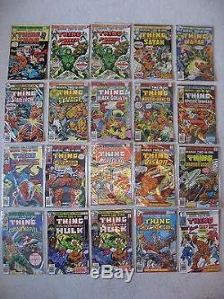 154 The Fantastic Four / Silver Surfer Comic Lot Bronze Age To Modern