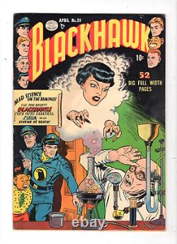 1951 Quality Comic Blackhawk #39 April Lilith & Her Scheme of Death! 6.0