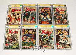 1963- 68 The X Men Full Run Issue #1 Thru 40 All Signed By Stan Lee Cgc Graded