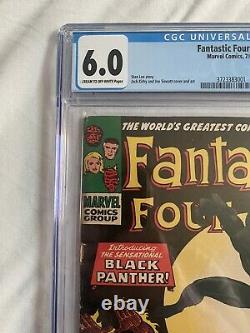 (1966) FANTASTIC FOUR #52 CGC 6.0 1ST Appearance of The BLACK PANTHER