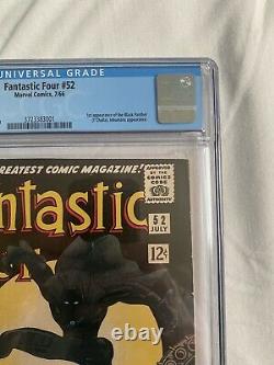 (1966) FANTASTIC FOUR #52 CGC 6.0 1ST Appearance of The BLACK PANTHER
