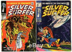 1968 Silver Surfer 1-18 & Fantastic Four 48 VG/F Complete Run