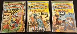 1970-1984 Captain America Comic Book Lot Of 56