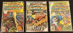 1970-1984 Captain America Comic Book Lot Of 56