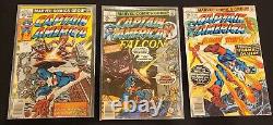 1970-1984 Captain America Comic Book Lot Of 56