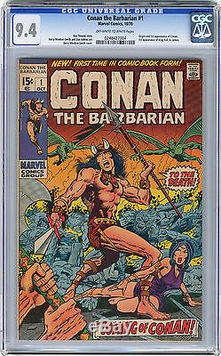 1970 Conan The Barbarian 1 CGC 9.4