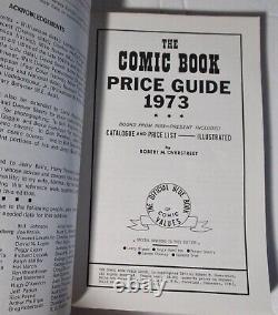 1972 & 1973 Overstreet Comic Book Price Guides Solid Condition