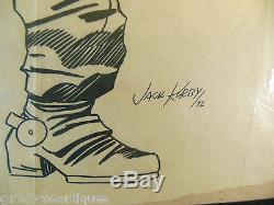1972RARE JACK KIRBY ORIGINAL COMIC ART BEN GRIMM FANTASTIC FOUR INK DRAWING