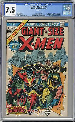 1975 Giant Size X-Men 1 CGC 7.5
