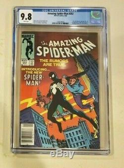 1984 Marvel Comics Amazing Spider-man #252 Cgc Graded 9.8 Comic Book Newsstand