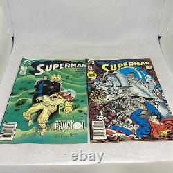 1987-1988 DC Comics Superman Comic Lot #6-19 RARE