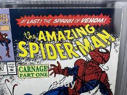 1992 Marvel Amazing Spider-Man Comic 361 CGC 9.6 NM+ Newsstand 1st Carnage