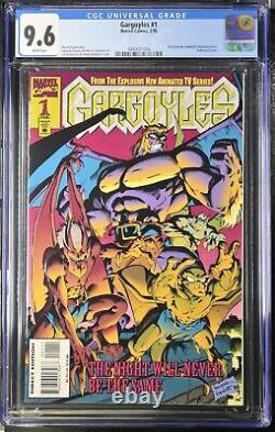 1995 Marvel Gargoyles #1 Animated TV Series Disney CGC 9.6 WHITE PAGES