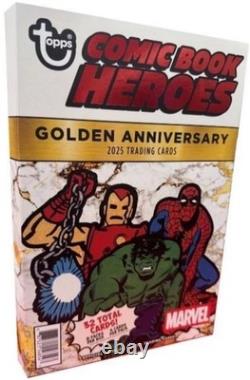 2025 Marvel Comic Book Heroes 1975 Golden Anniversary Hobby Box Topps