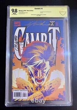 (2x Signature Cbcs 9.8) 1994 Gambit #4 Marvel Signed Lee Weeks Howard Mackie