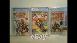 3 CGC/CBCS books New Gods #1 9.2 Forever People #1 9.2 Mr. Miracle #1 7.5