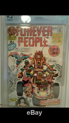 3 CGC/CBCS books New Gods #1 9.2 Forever People #1 9.2 Mr. Miracle #1 7.5