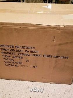 #493 Sideshow DC Comics Huntress Premium Format Statue Exclusive ver. WithCape