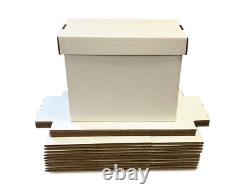 50 Short Comic Storage Boxes NEW Max Pro Brilliant White -150 Comic Book Storage