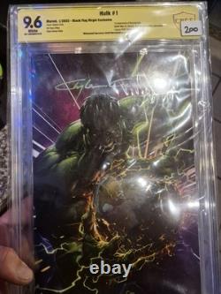 9.6Hulk#1 CLAYTON CRAIN SIGHNED9.6