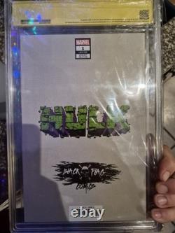 9.6Hulk#1 CLAYTON CRAIN SIGHNED9.6