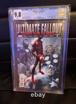 9.8 CGC Ultimate Fallout #4 Miles Morales 1st Appearance 1st Print (Oct. 2011)