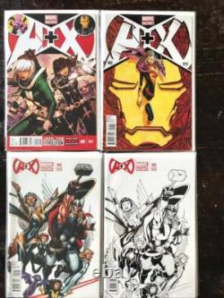 A + X Comic book lot, 10 Issues, Marvel, NM, Vol. 1, 2012, Variants