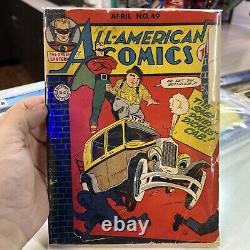 ALL-AMERICAN COMICS 49 GOLDENAGE GREEN LANTERN Complete, Facsimile Back Cover