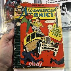 ALL-AMERICAN COMICS 49 GOLDENAGE GREEN LANTERN Complete, Facsimile Back Cover