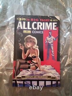 ALL CRIME COMICS #1, 2, 3 -Complete Set 3 Bruce Timm covers HTF