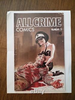 ALL CRIME COMICS #1, 2, 3 -Complete Set 3 Bruce Timm covers HTF