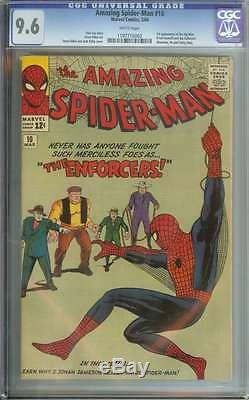 Amazing Spider-man #10 Cgc 9.6 White Pages