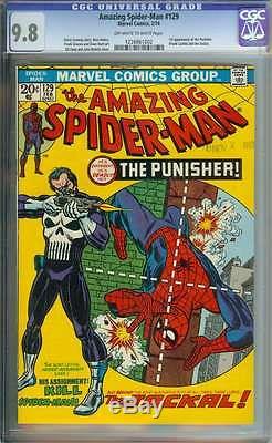 AMAZING SPIDER-MAN #129 CGC 9.8 OWithWH PAGES