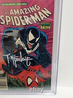AMAZING SPIDER-MAN 316 CGC SS 7.5 VF- Newsstand Signed Todd McFarlane 1988 Venom